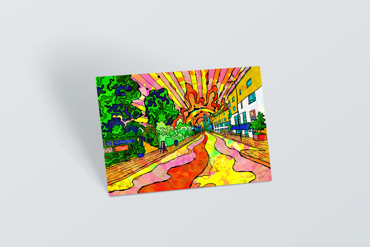 Hulme Psychedelic Postcard image 2