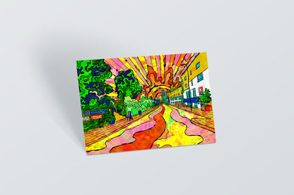 Hulme Psychedelic Postcard image 2