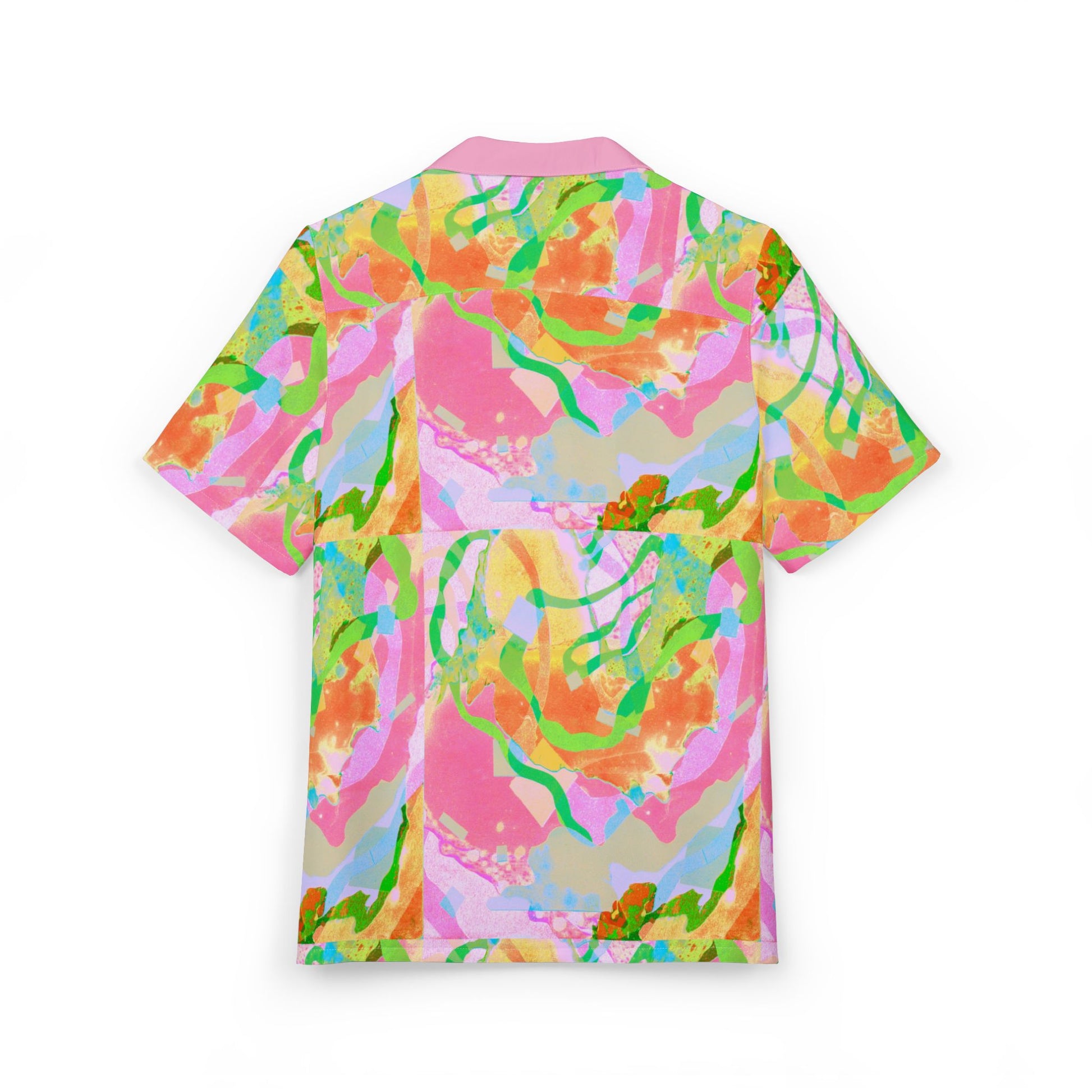 Pastel Deep Space - Psychedelic Vibe Button-Down Hawaiian Shirt image 1