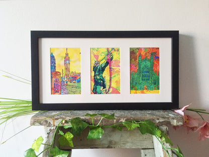 Robin Hood of Nottingham Psychedelic Postcard image 3