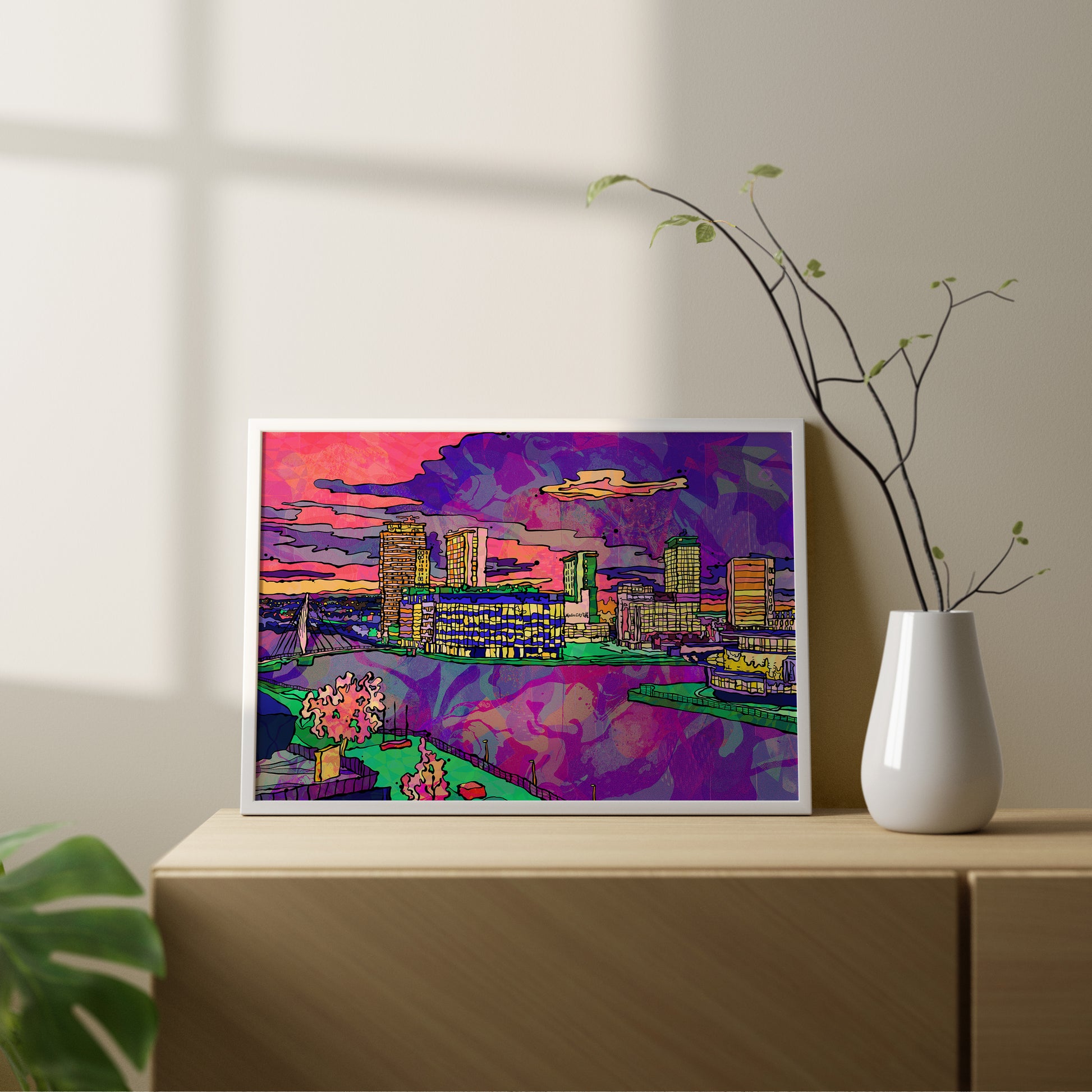 Salford Quays Media City Art Print image 3