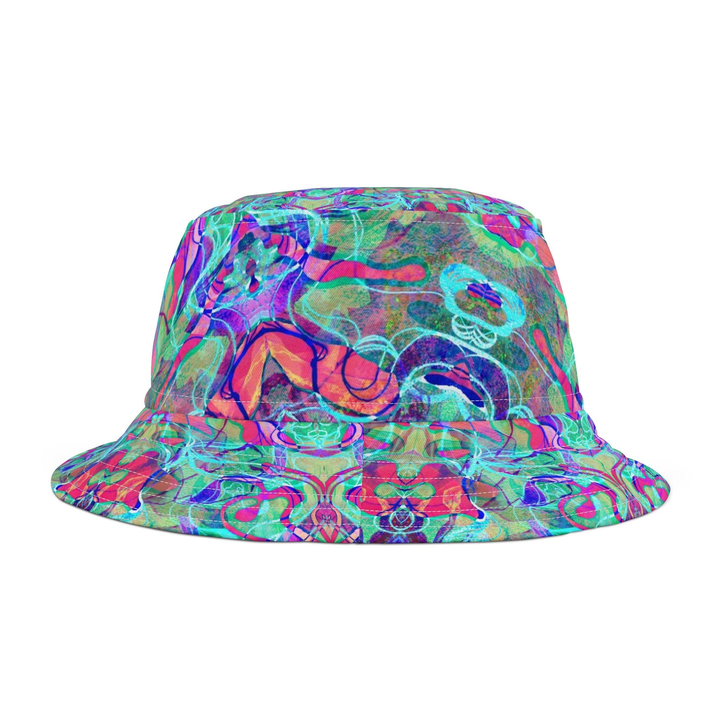 Pink Charmed Water - Psychedelic Festival & Everyday Bucket Hat  image 1