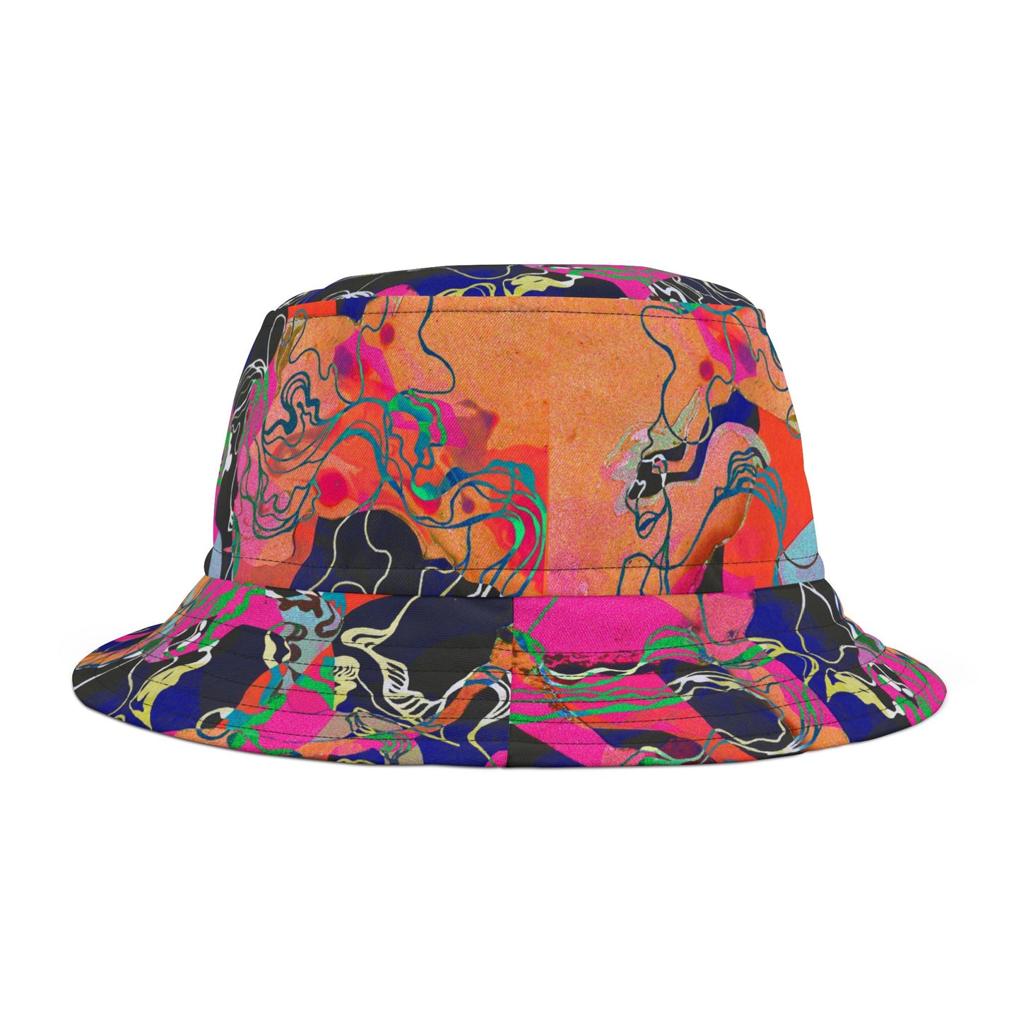 Psychedelic Power Bucket Hat - Festival Fashion & Iconic Everyday Wear image 2