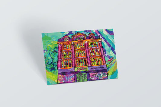 Manchester Afflecks Palace Psychedelic Postcard image 1
