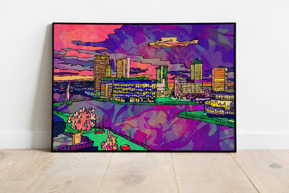 Salford Quays Media City Art Print image 5