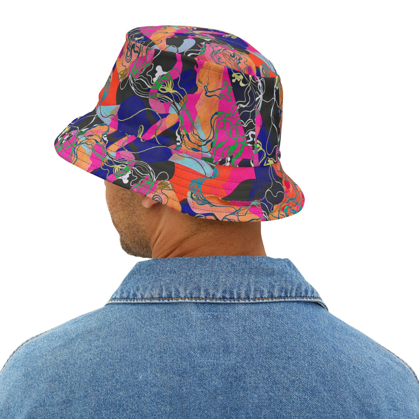 Psychedelic Power Bucket Hat - Festival Fashion & Iconic Everyday Wear image 0