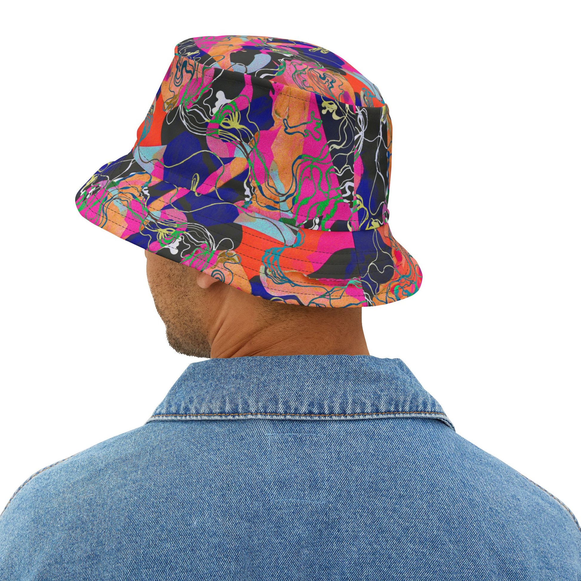 Psychedelic Power Bucket Hat - Festival Fashion & Iconic Everyday Wear image 0