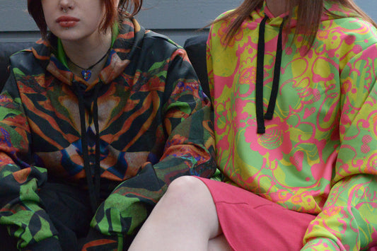 Jungle vs Predator - Psychedelic Abstract Athletic Hoodie  image 1