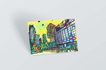 HOME Art Centre Psychedelic Postcard image 0